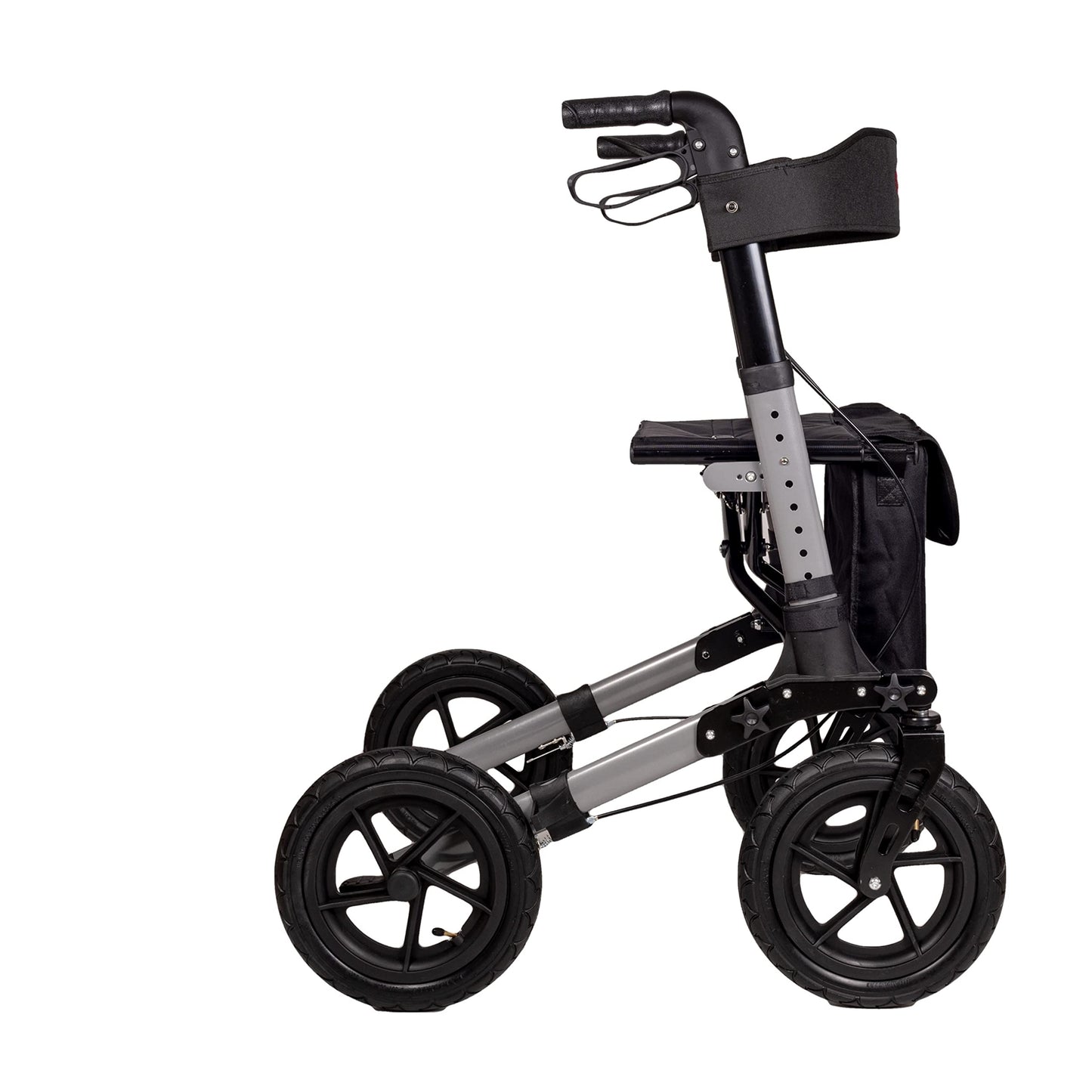 Antar Reise-Rollator mit Luftbereifung, mehrfach faltbar & leicht für Transport, Modell AT51036