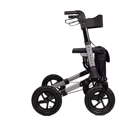 Antar Reise-Rollator mit Luftbereifung, mehrfach faltbar & leicht für Transport, Modell AT51036